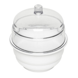 Bel-Art "Space Saver" Polycarbonate/Polypropylene Desiccator; 0.20 cu. ft.