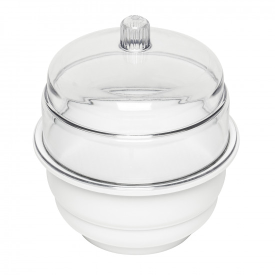 Bel-Art "Space Saver" Polycarbonate/Polypropylene Desiccator; 0.20 cu. ft. Bel-Art "Space Saver" Polycarbonate/Polypropylene Desiccator; 0.20 cu. ft.