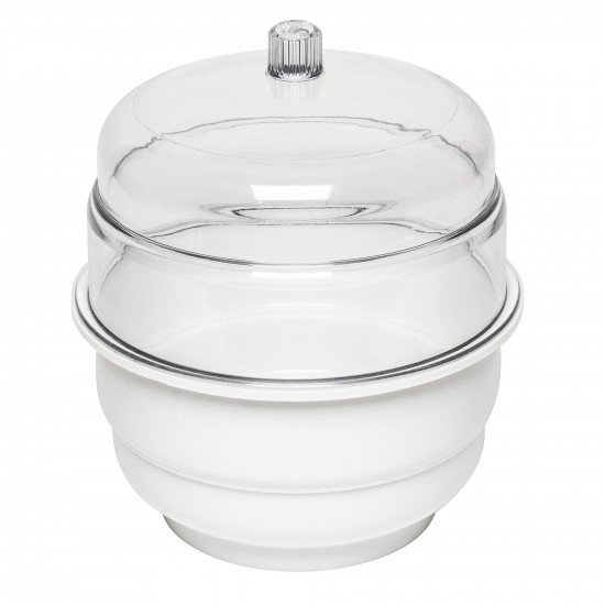 Bel-Art "Space Saver" Polycarbonate/Polypropylene Desiccator; 0.31 cu. ft. Bel-Art "Space Saver" Polycarbonate/Polypropylene Desiccator; 0.31 cu. ft.