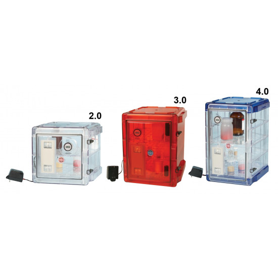 Bel-Art Secador Clear 2.0 Auto-Desiccator Cabinet; 100V, 1.2 cu. ft.