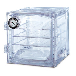 Bel-Art Lab Companion Clear Polycarbonate Cabinet Style Vacuum Desiccator; 35 Liter