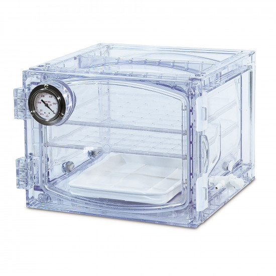 Bel-Art Lab Companion Clear Polycarbonate Cabinet Style Vacuum Desiccator; 23 Liter Bel-Art Lab Companion Clear Polycarbonate Cabinet Style Vacuum Desiccator; 23 Liter