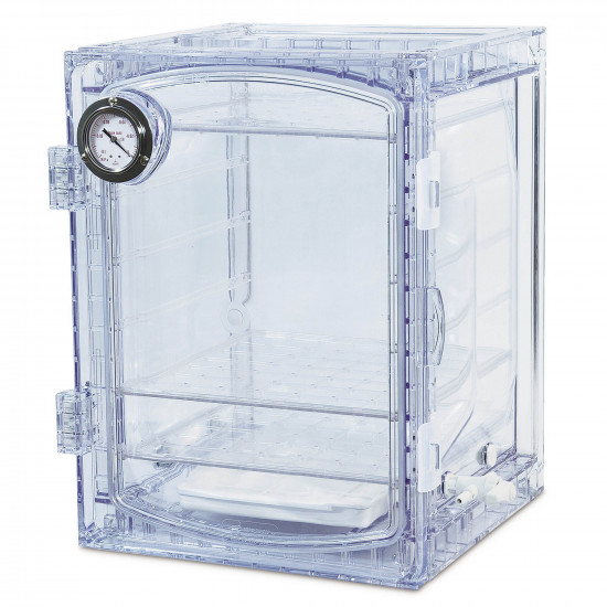 Bel-Art Lab Companion Clear Polycarbonate Cabinet Style Vacuum Desiccator; 45 Liter Bel-Art Lab Companion Clear Polycarbonate Cabinet Style Vacuum Desiccator; 45 Liter