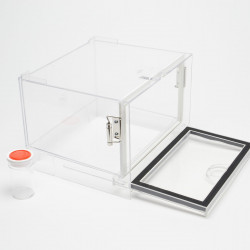 Bel-Art Dry-Keeper Small, Stacking Polystyrene Desiccator Cabinet; 0.14 cu. ft.