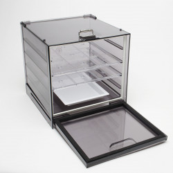 Bel-Art Dry-Keeper Stacking Polystyrene Desiccator Cabinet; 0.35 cu. ft.