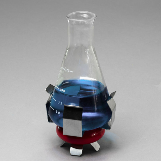 Bel-Art 0.46lb Weighted Beaker/Flask Holder with Vikem Vinyl Coating; For 100ml Beakers Bel-Art 0.46lb Weighted Beaker/Flask Holder with Vikem Vinyl Coating; For 100ml Beakers
