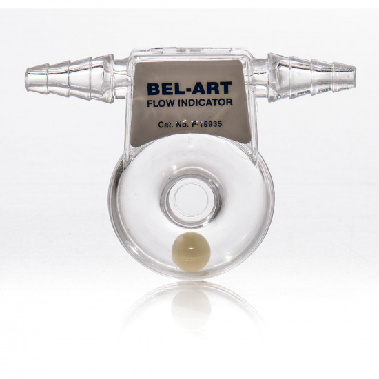 Bel-Art Clear Polycarbonate Flow Indicator; 3 x 2¼ in., for ¼ to ⅜ in. I.D. Tubing Bel-Art Clear Polycarbonate Flow Indicator; 3 x 2¼ in., for ¼ to ⅜ in. I.D. Tubing