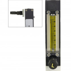 Bel-Art Riteflow Aluminum Mounted Flowmeter; 65mm Scale, Size 3