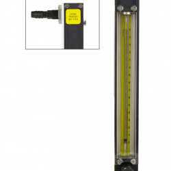 Bel-Art Riteflow Aluminum Mounted Flowmeter; 150mm Scale, Size 2