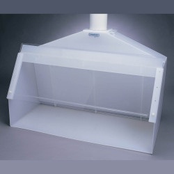 Bel-Art Fabricated Polypropylene Fume Hood with Acrylic Sash; 48 x 24 x 36 in.