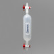Bel-Art Polypropylene Gas Sampling Bulb with Stopcock Ends, 250cc Bel-Art Polypropylene Gas Sampling Bulb with Stopcock Ends, 250cc