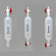 Bel-Art Polypropylene Gas Sampling Bulb with Stopcock Ends, 250cc Bel-Art Polypropylene Gas Sampling Bulb with Stopcock Ends, 250cc