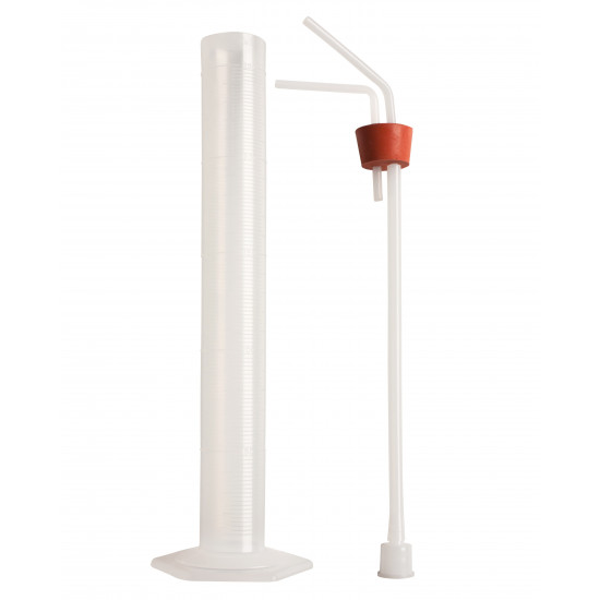 Bel-Art Polypropylene Gas Washing Bottle with Fritware Polyethylene Dispersion Disc; 10¾ in. Bel-Art Polypropylene Gas Washing Bottle with Fritware Polyethylene Dispersion Disc; 10¾ in.