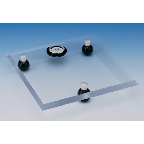 Bel-Art Acrylic Leveling Table; 8 x 8 x ⅜ in.