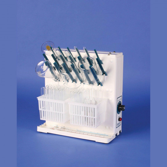 Bel-Art Lab-Aire II Polypropylene Single-Sided Electric Benchtop Glassware Dryer; 2 Tier, 120V, 16.75 x 7.5 x 15.7 in. Bel-Art Lab-Aire II Polypropylene Single-Sided Electric Benchtop Glassware Dryer; 2 Tier, 120V, 16.75 x 7.5 x 15.7 in.