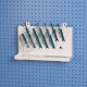 Bel-Art Lab-Aire II Single-Sided Non-Electric Benchtop or Wallmount Glassware Dryer; 1 Tier, 14.75 x 5 x 9.4 in. Bel-Art Lab-Aire II Single-Sided Non-Electric Benchtop or Wallmount Glassware Dryer; 1 Tier, 14.75 x 5 x 9.4 in.