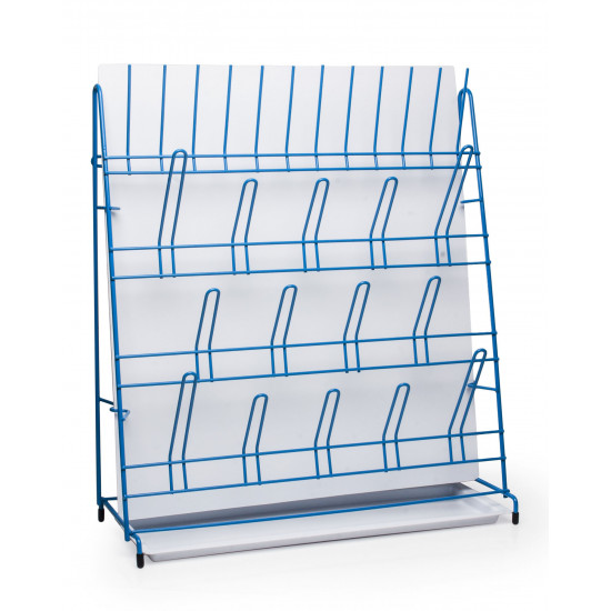 Bel-Art Poxygrid Labware Drain Stand; 16¾ x 6½ x 19 in., 14 Supports Bel-Art Poxygrid Labware Drain Stand; 16¾ x 6½ x 19 in., 14 Supports