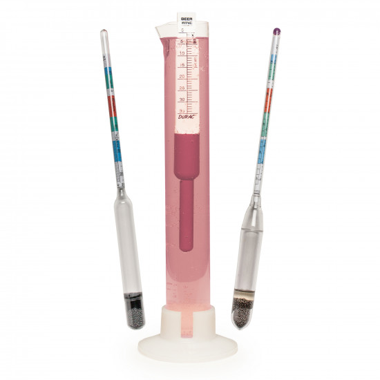 Bel-Art, H-B DURAC Triple Scale Beer and Wine Hydrometer, Shatterproof Bel-Art, H-B DURAC Triple Scale Beer and Wine Hydrometer, Shatterproof