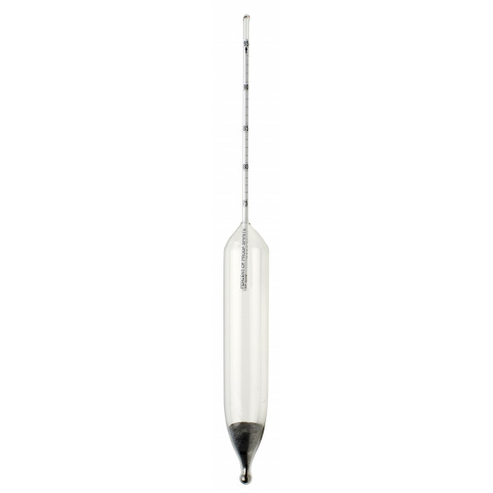 Bel-Art, H-B DURAC 145/165 Percent Alcohol Proof – Ethyl Alcohol Hydrometer