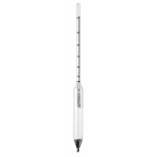 Bel-Art, H-B DURAC 50/100 Percent Isopropyl Alcohol Hydrometer Bel-Art, H-B DURAC 50/100 Percent Isopropyl Alcohol Hydrometer