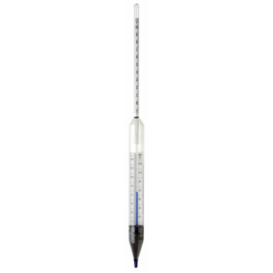 Bel-Art, H-B DURAC Safety 19/31 Degree API Combined Form Thermo-Hydrometer