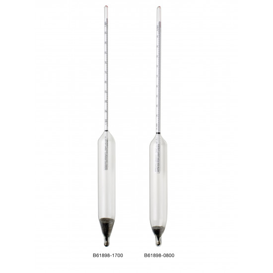 Bel-Art, H-B DURAC ASTM 84H Precision, Individually Calibrated 0.750/0.800 Specific Gravity Hydrometer