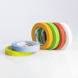 Bel-Art Write-On Label Tape Rainbow Multi-Pack; 40yd Length, ³/₄ in. Width, 3 in. Core (Pack of 6)
