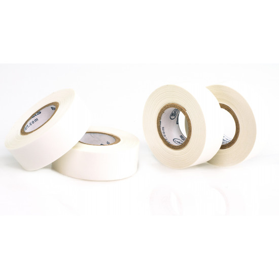 Bel-Art Write-On White Label Tape; 15yd Length, ³/₄ in. Width, 1 in. Core (Pack of 4)