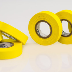 Bel-Art Write-On Yellow Label Tape; 15yd Length, ¹/₂ in. Width, 1 in. Core (Pack of 6)