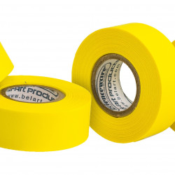 Bel-Art Write-On Yellow Label Tape; 15yd Length, ³/₄ in. Width, 1 in. Core (Pack of 4)