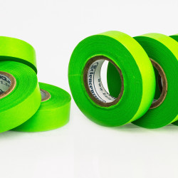 Bel-Art Write-On Green Label Tape; 15yd Length, ¹/₂ in. Width, 1 in. Core (Pack of 6)