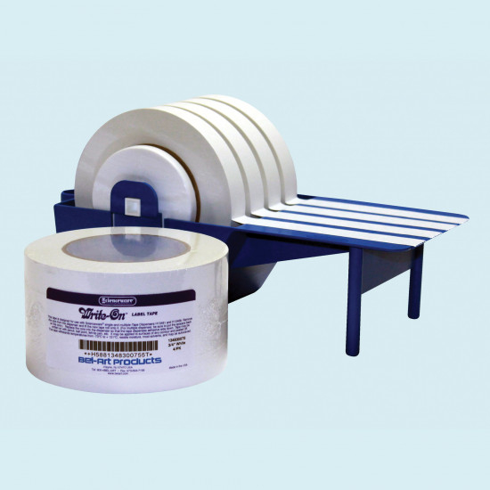 Bel-Art Write-On White Label Tape; 40yd Length, ³/₄ in. Width, 3 in. Core (Pack of 4) Bel-Art Write-On White Label Tape; 40yd Length, ³/₄ in. Width, 3 in. Core (Pack of 4)