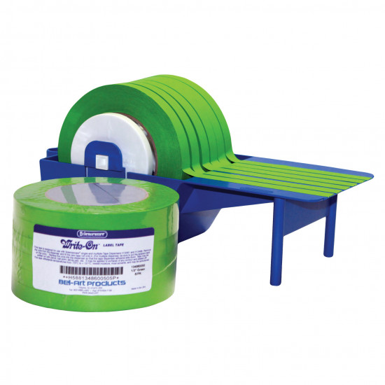 Bel-Art Write-On Green Label Tape; 40yd Length, ¹/₂ in. Width, 3 in. Core (Pack of 6) Bel-Art Write-On Green Label Tape; 40yd Length, ¹/₂ in. Width, 3 in. Core (Pack of 6)