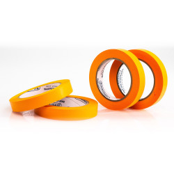 Bel-Art Write-On Orange Label Tape; 40yd Length, ³/₄ in. Width, 3 in. Core (Pack of 4)
