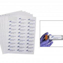 Bel-Art Cryogenic Storage Label Sheets; 67x25mm for Racks/Boxes, White (600 labels)