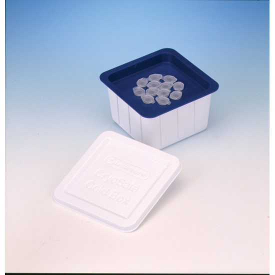 Bel-Art Cryo-Safe Cold Box; For 1.5ml Tubes, 12 Places, Plastic, 4.6 x 4.6 x 2.8 in. Bel-Art Cryo-Safe Cold Box; For 1.5ml Tubes, 12 Places, Plastic, 4.6 x 4.6 x 2.8 in.