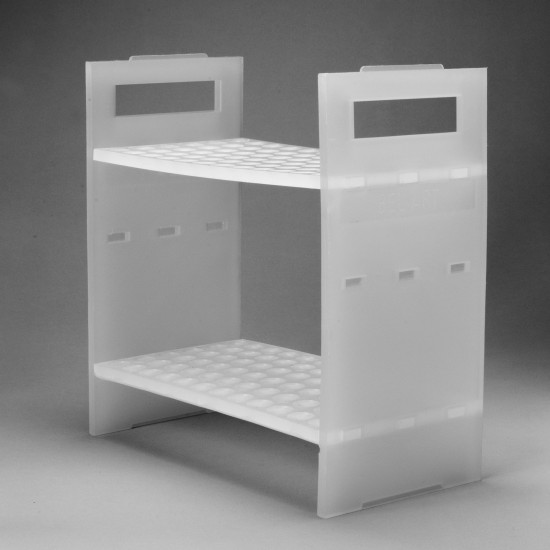 Bel-Art NMR Sample Tube Rack; For 5mm Tubes, 72 Places Bel-Art NMR Sample Tube Rack; For 5mm Tubes, 72 Places