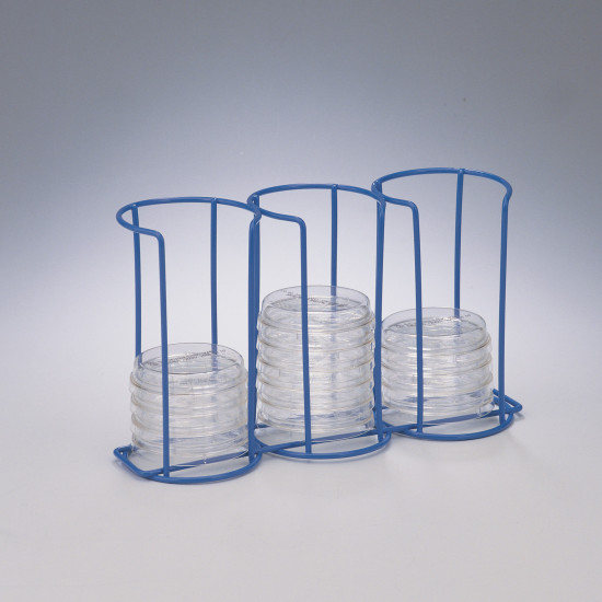 Bel-Art Poxygrid 60mm Contact Plate/Petri Dish Rack; 3¼ x 9⅝ x 5½ in., 30 Places Bel-Art Poxygrid 60mm Contact Plate/Petri Dish Rack; 3¼ x 9⅝ x 5½ in., 30 Places