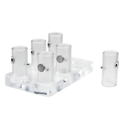 Bel-Art Magnetic Bead Separation Rack for 5 and 15ml Tubes