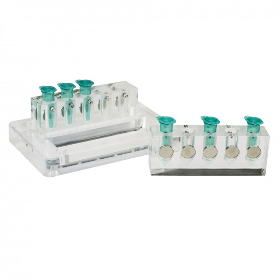 Bel-Art Magnetic Bead Separation Rack for 1.5 to 2.0ml Microcentrifuge Tubes