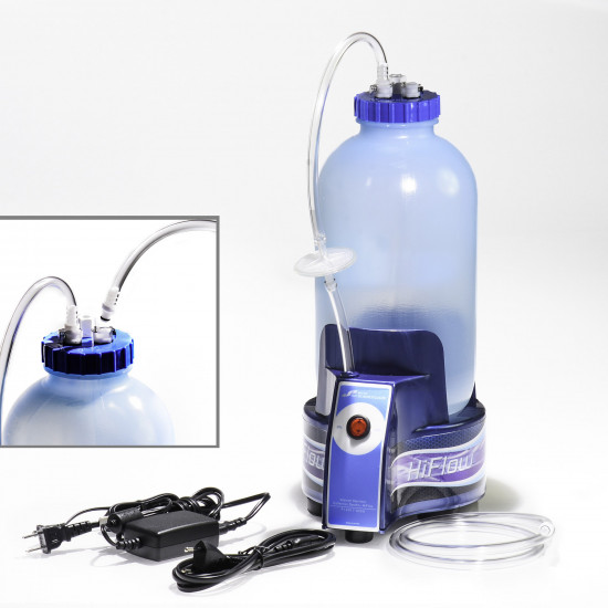 Bel-Art HiFlow Vacuum Aspirator Collection System, 1.0 Gallon Bottle with Pump Bel-Art HiFlow Vacuum Aspirator Collection System, 1.0 Gallon Bottle with Pump