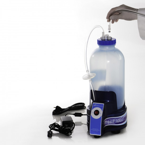 Bel-Art HiFlow Vacuum Aspirator Collection System, 1.0 Gallon Bottle with Pump Bel-Art HiFlow Vacuum Aspirator Collection System, 1.0 Gallon Bottle with Pump