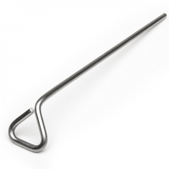 Bel-Art Bacterial Cell Spreader for 6cm Plates; Stainless Steel, 0.62 in. Wide Spreading Bar Bel-Art Bacterial Cell Spreader for 6cm Plates; Stainless Steel, 0.62 in. Wide Spreading Bar
