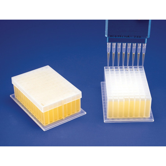 Bel-Art Deep-Well Plate; Sterile, 96 Places, 2ml, Plastic, 5 x 3⅜ x 1⅝ in. (Pack of 24) Bel-Art Deep-Well Plate; Sterile, 96 Places, 2ml, Plastic, 5 x 3⅜ x 1⅝ in. (Pack of 24)
