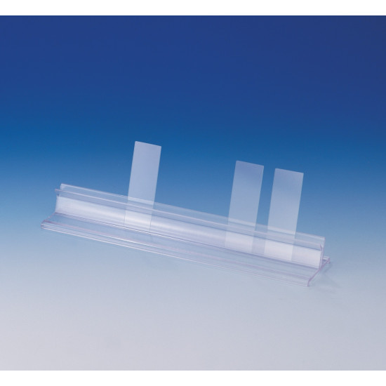 Bel-Art 10-Place Microscope Slide Holder Strip; 10 x 2 x 1¼ in., Plastic Bel-Art 10-Place Microscope Slide Holder Strip; 10 x 2 x 1¼ in., Plastic