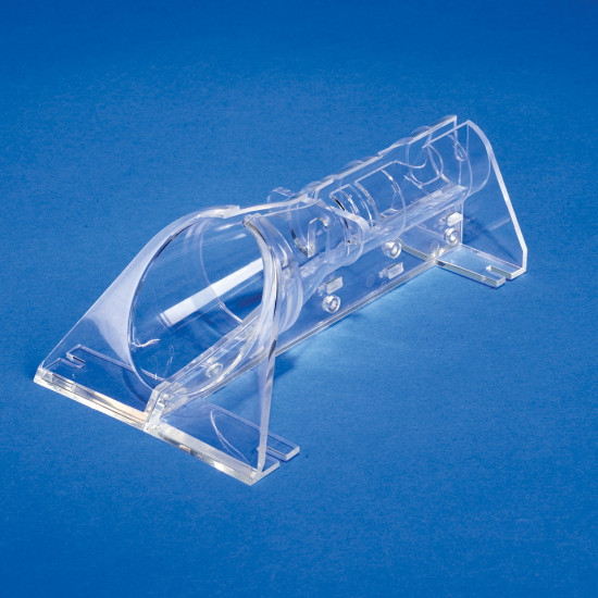 Bel-Art Mouse Restrainer with Dorsal Access; Holds 18-35 Gram Mice, Clear TPX