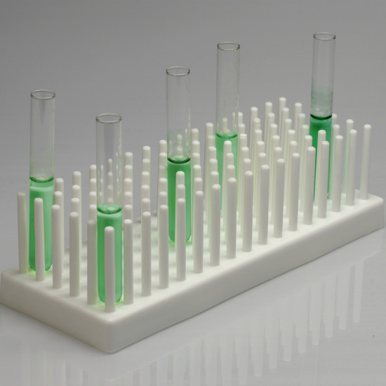 Bel-Art Full-View Test Tube Support; For 10-13mm Tubes, 80 Places Bel-Art Full-View Test Tube Support; For 10-13mm Tubes, 80 Places