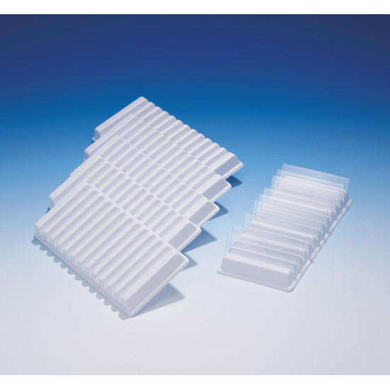 Bel-Art 12-Place Microscope Slide Holder; 3⅜ x 7 x ¾ in., Plastic (Pack of 6) Bel-Art 12-Place Microscope Slide Holder; 3⅜ x 7 x ¾ in., Plastic (Pack of 6)