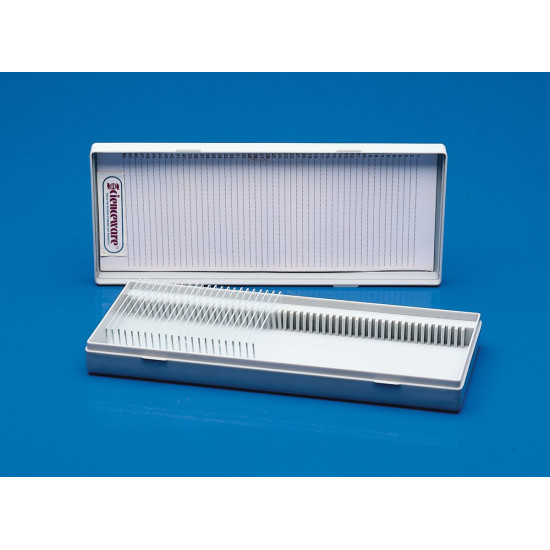 Bel-Art Microscope Slide Box; Stackable, Holds 50 Slides Bel-Art Microscope Slide Box; Stackable, Holds 50 Slides