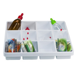 Bel-Art Lab Drawer 12 Compartment Tray for Gadgets; 14 x 17½ x 2¼ in.